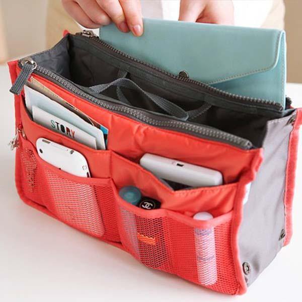 2 Piezas de Organizador de Bolsos con Diversos Bolsillos - ¡Perfecto para Quien Le Gusta Cambiar de Bolso Diariamente!